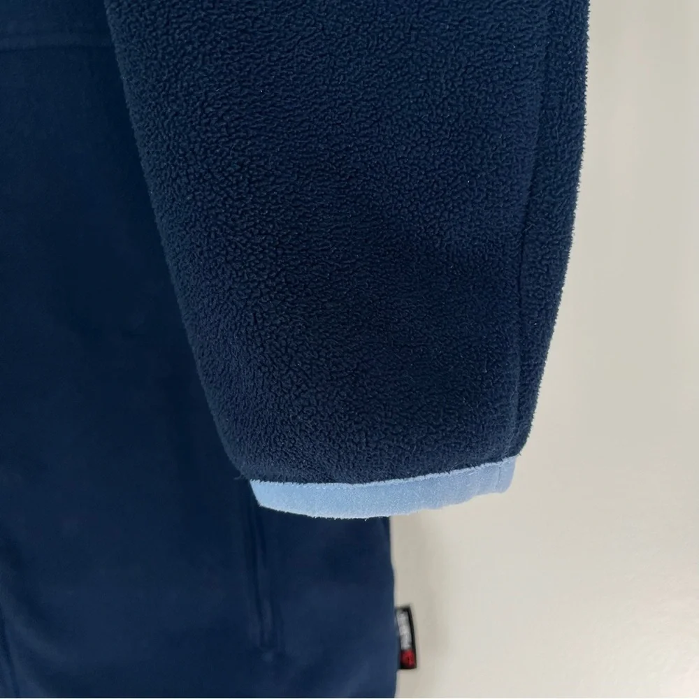Columbia Men's Small Navy Blue UNC Tar Heels Fleece Full-Zip Jacket Polartec